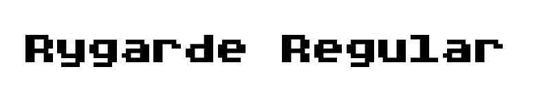 Rygarde Regular font preview