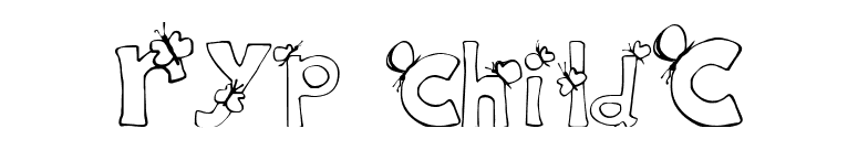 Ryp childC font preview