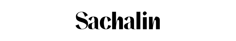 Sachalin font preview