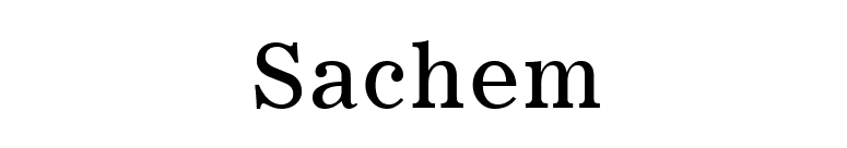 Sachem font preview