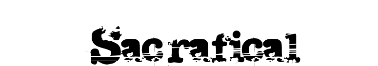 Sacrafical font preview