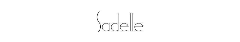 Sadelle font preview
