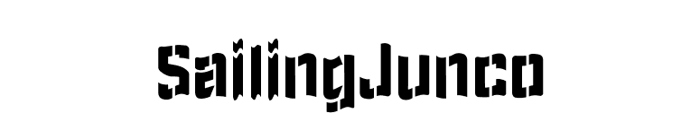 SailingJunco font preview