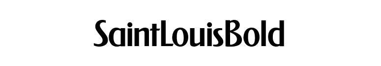 SaintLouisBold font preview