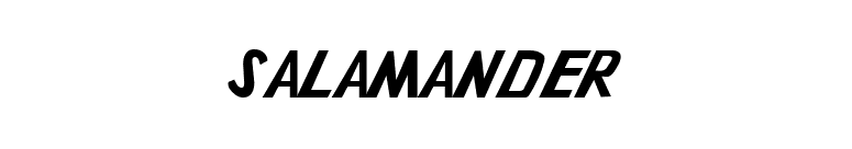 Salamander font preview
