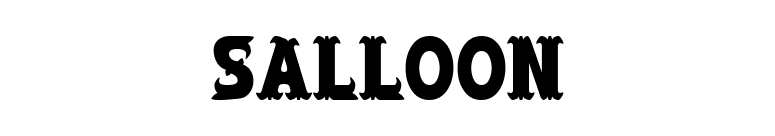 Salloon font preview