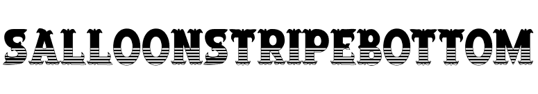 SalloonStripeBottom font preview