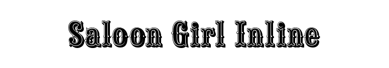 Saloon Girl Inline font preview