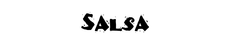 Salsa font preview