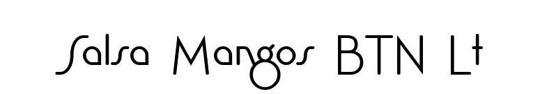 Salsa Mangos BTN Lt font preview