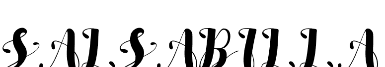 SALSABILLA font preview