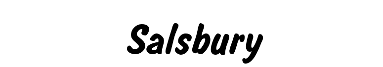 Salsbury font preview