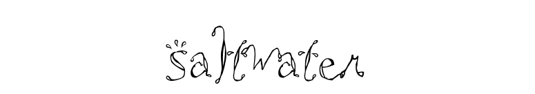 Saltwater font preview