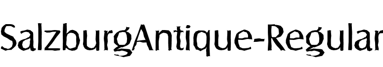 SalzburgAntique-Regular font preview