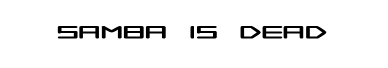 Samba is Dead font preview