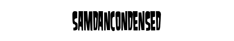 SamdanCondensed font preview