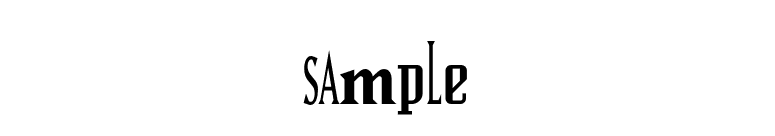 Sample font preview