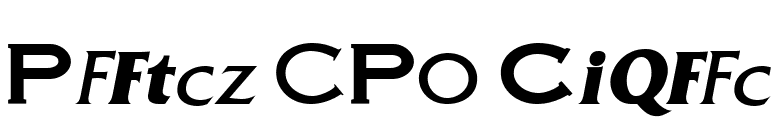 Sample ESF Normal font preview