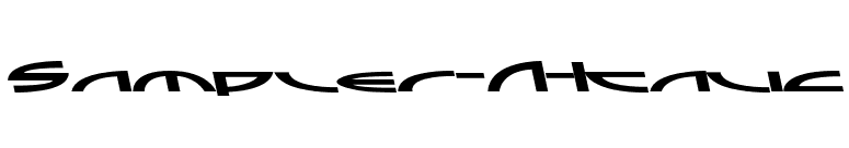 Sampler-A-Italic font preview