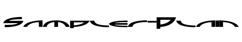 Sampler-Plain font preview