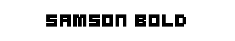 Samson Bold font preview