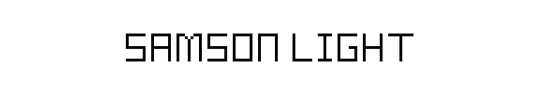 Samson Light font preview