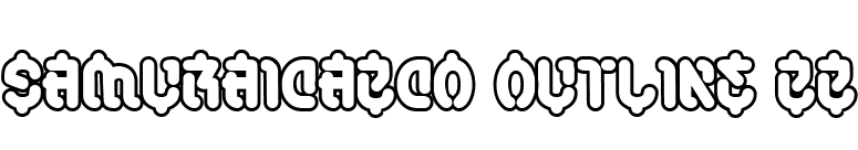 SamuraiCabCo Outline BB font preview