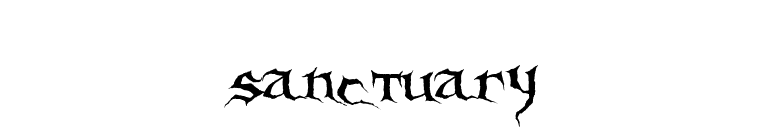 Sanctuary font preview
