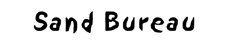Sand Bureau font preview
