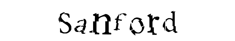Sanford font preview
