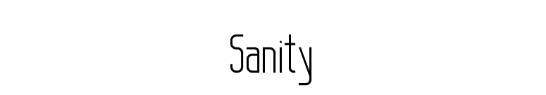 Sanity font preview