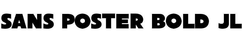 Sans Poster Bold JL font preview