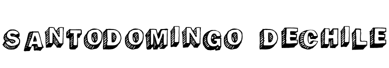 SantoDomingo-DeChile font preview
