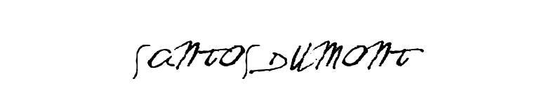 SANTOS DUMONT font preview