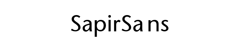 SapirSans font preview
