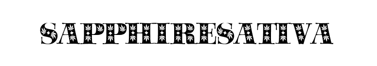 SapphireSativa font preview