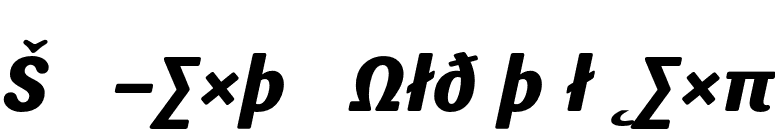 Sari-ExtraBoldItalicExp font preview