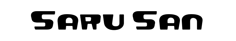 Saru-San font preview