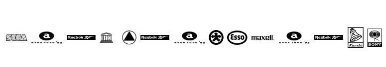 Saru-TradeMarks font preview