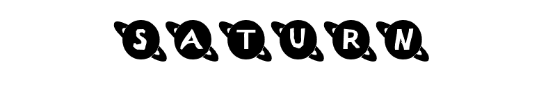 Saturn font preview
