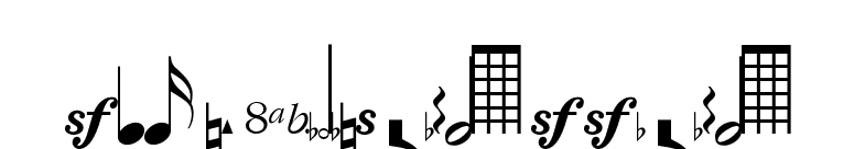 Sax n' Violins Light SSi Light font preview