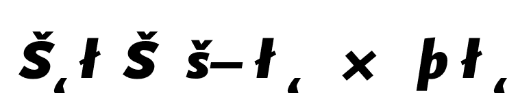 Scala Sans-Black Exp Italic font preview