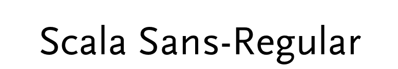 Scala Sans-Regular font preview