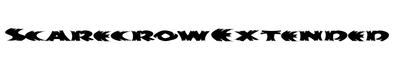 ScarecrowExtended font preview