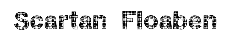 Scartan Floaben font preview