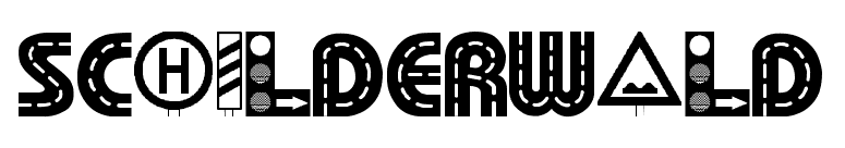 Schilderwald font preview