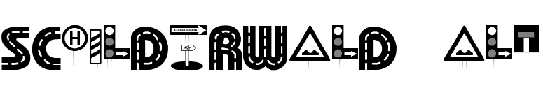 Schilderwald alt font preview