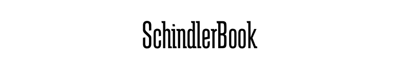 SchindlerBook font preview