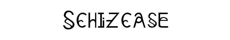 Schizcase font preview