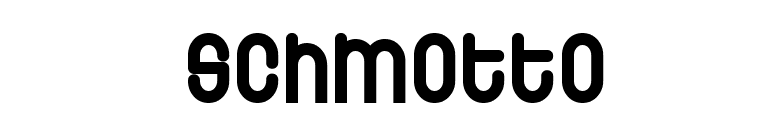 Schmotto font preview